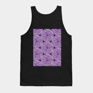 Floral Abstract Art Tank Top